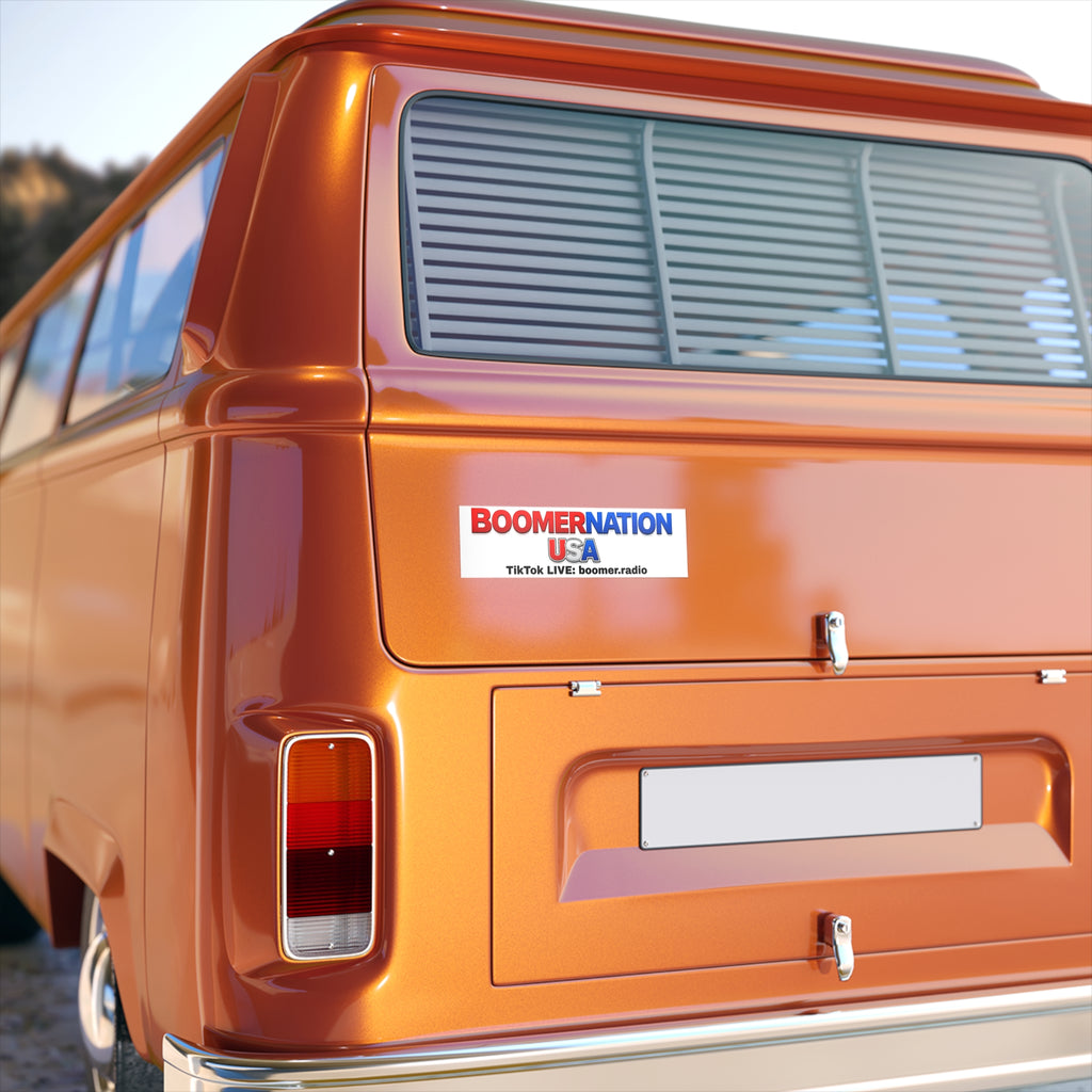 Bumper Sticker — BOOMERNATION USA TikTok Live: boomer.radio