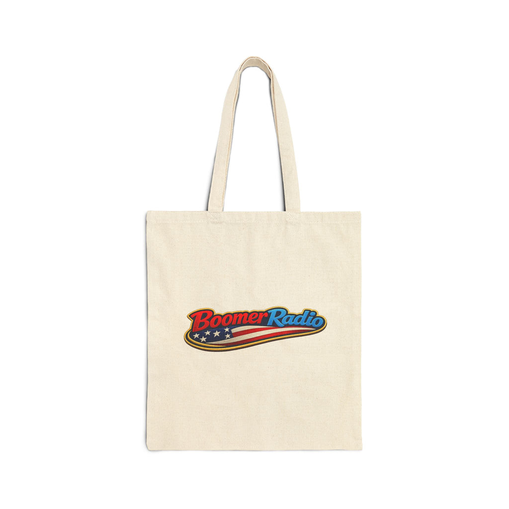 Boomer Radio Patriotic Canvas Tote Bag