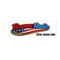Boomer Radio Bumper Sticker – Patriotic Logo Sticker (TikTok: boomer.radio)