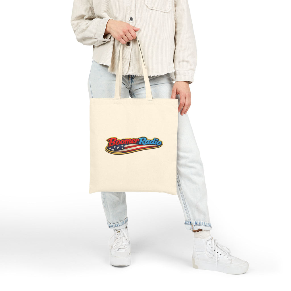 Boomer Radio Patriotic Canvas Tote Bag