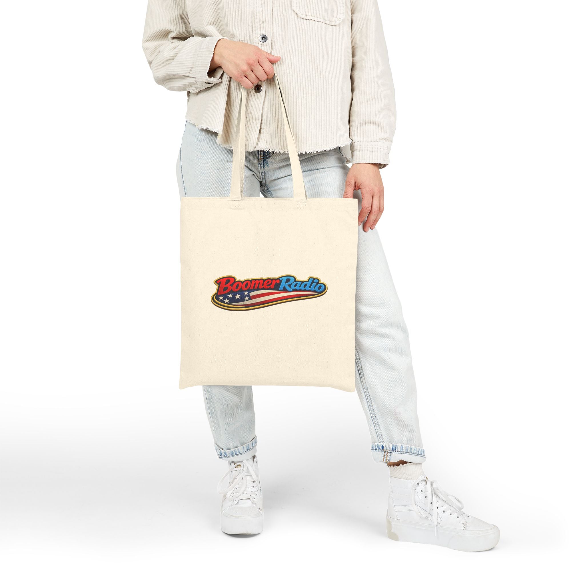 Boomer Radio Patriotic Canvas Tote Bag